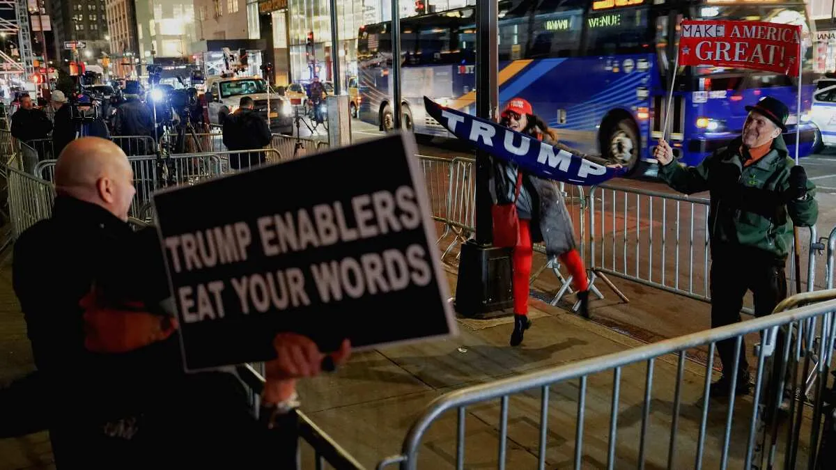 Trump welcome